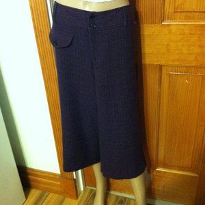 Courtenay Purple Tweed crop pants